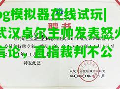 武汉卓尔主帅发表怒火言论，直指裁判不公